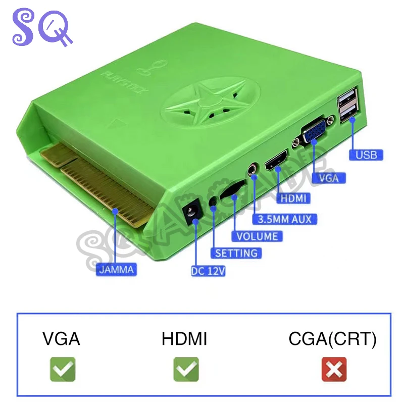2022 Pandora Saga Box CX 2800 en 1 Version Arcade Joystick Console de jeu armoire Machine JAMMA carte mère PCB Multi HDMI VGA CRT – Image 6