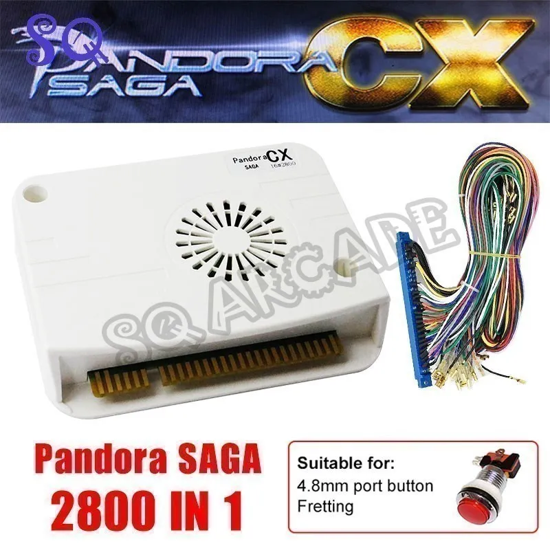 2022 Pandora Saga Box CX 2800 en 1 Version Arcade Joystick Console de jeu armoire Machine JAMMA carte mère PCB Multi HDMI VGA CRT – Image 4