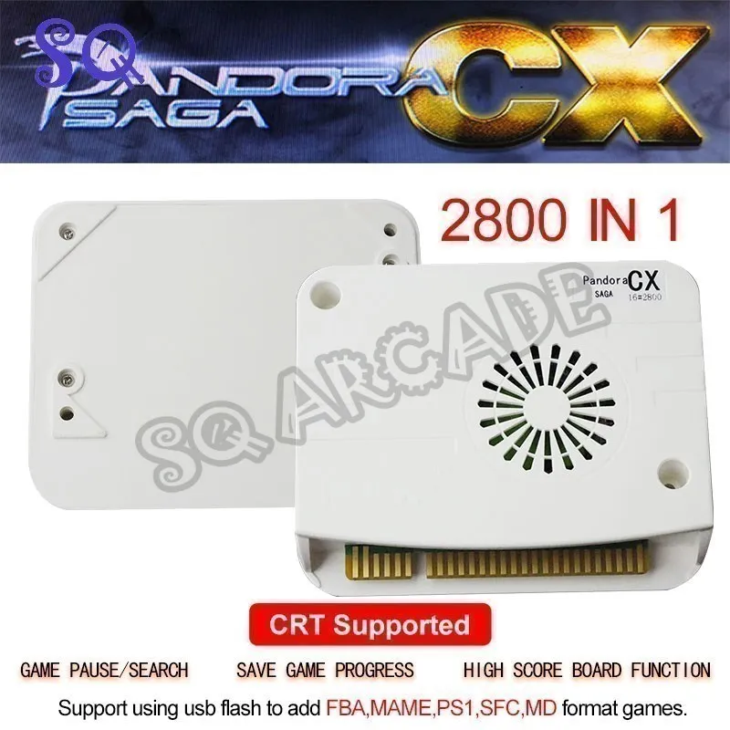 2022 Pandora Saga Box CX 2800 en 1 Version Arcade Joystick Console de jeu armoire Machine JAMMA carte mère PCB Multi HDMI VGA CRT – Image 2